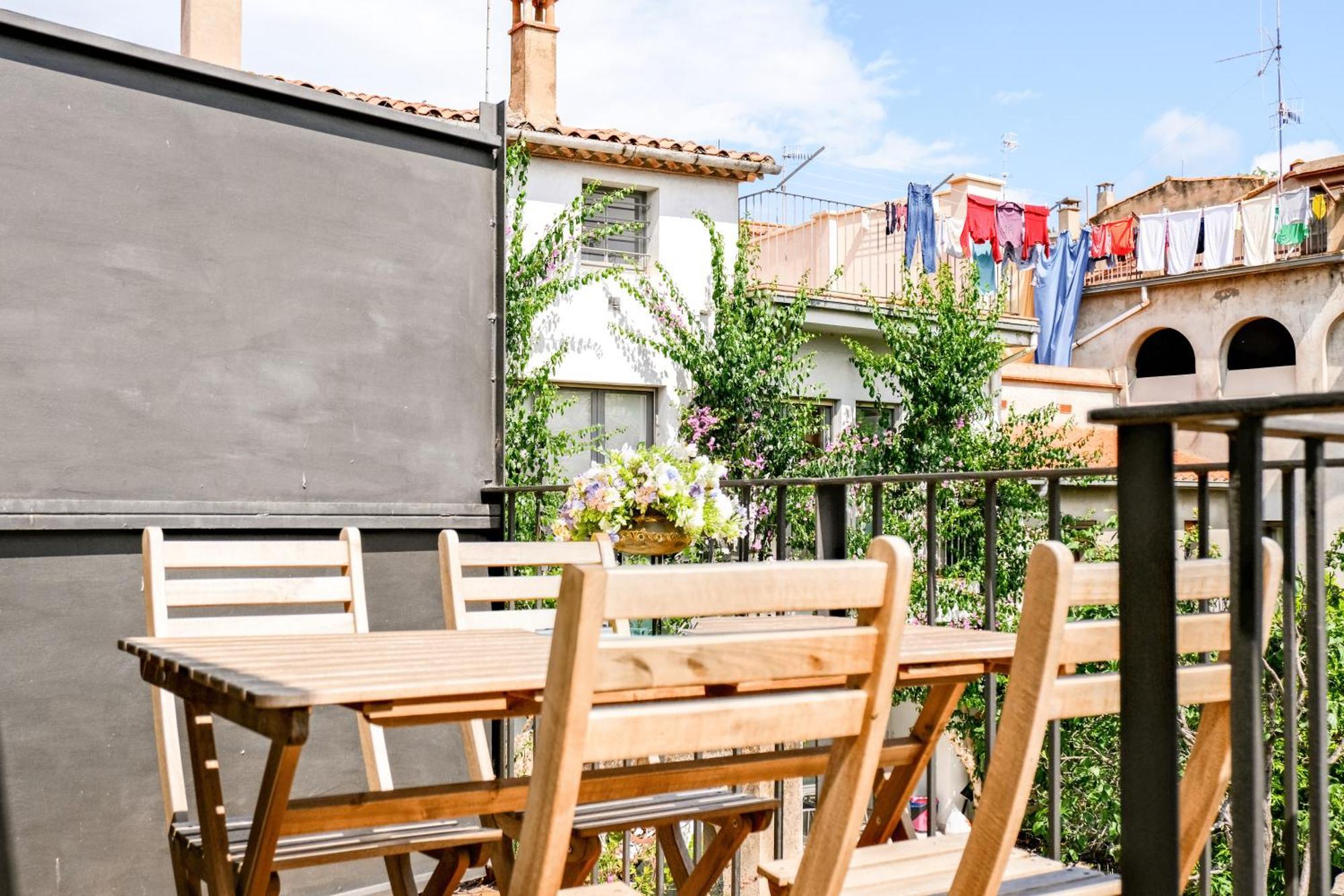 Ca Leudald 3 Apartamento En Besalu Con Terraza Exteriér fotografie