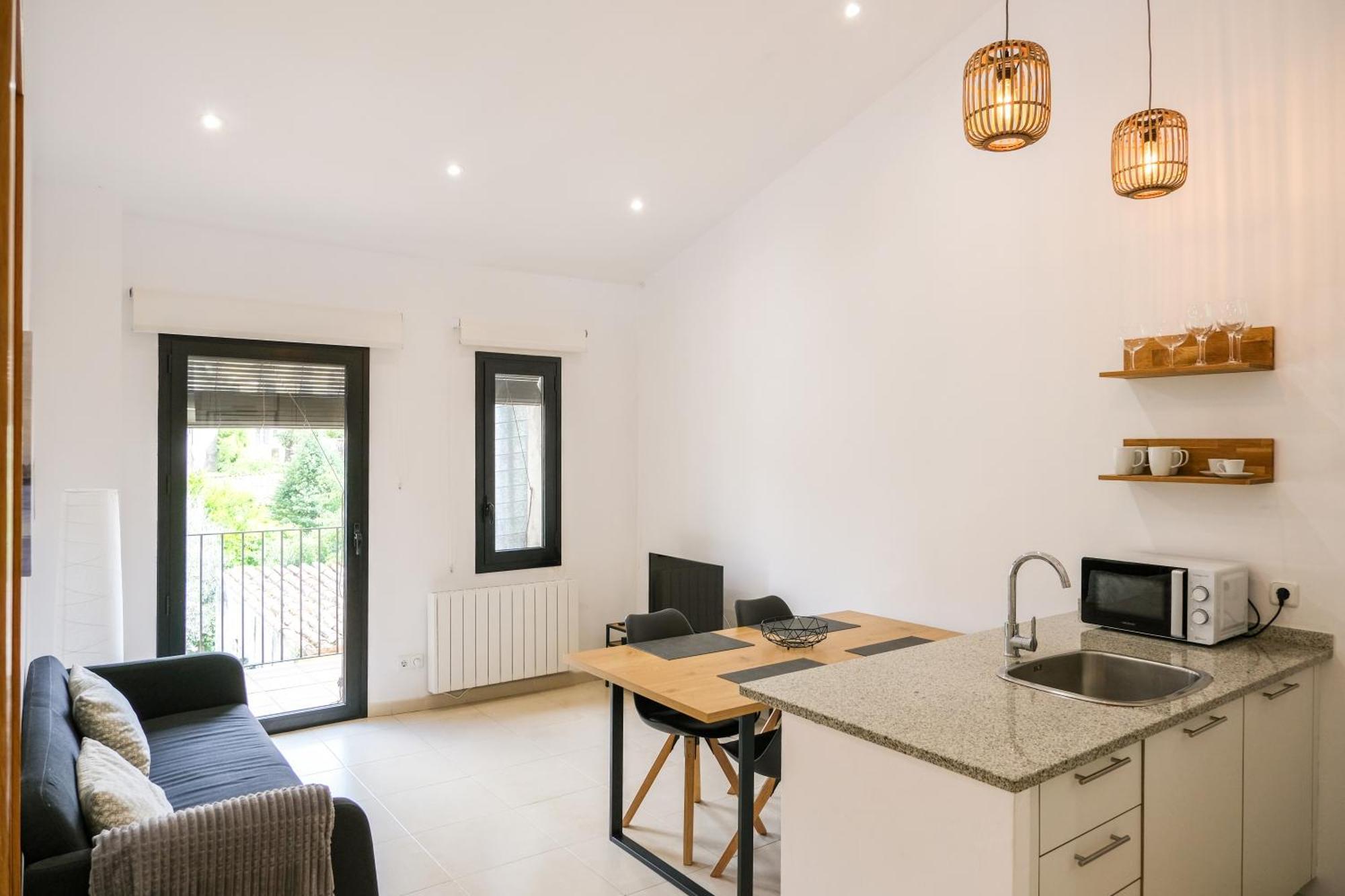 Ca Leudald 3 Apartamento En Besalu Con Terraza Exteriér fotografie