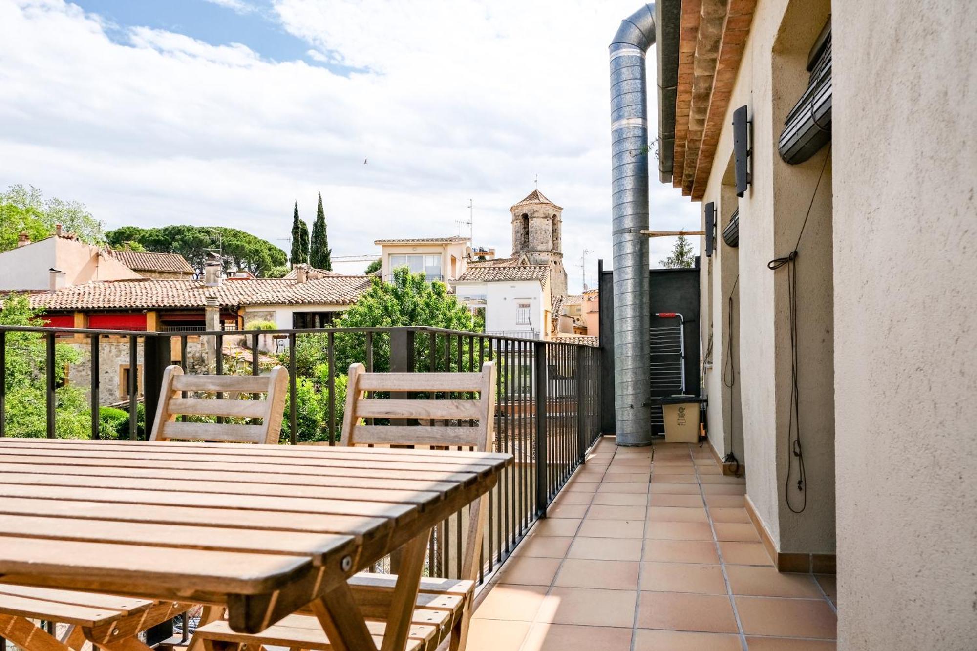 Ca Leudald 3 Apartamento En Besalu Con Terraza Exteriér fotografie